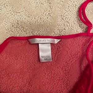 Red lace VS Lingerie, size small